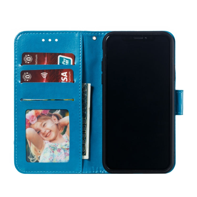 For iPhone XS Max Mandala Embossing Pattern Horizontal Flip Leather Case with Holder & Card Slots & Wallet & Photo Frame