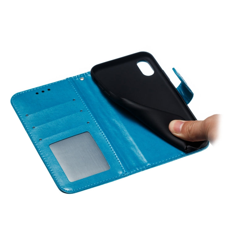 For iPhone XS Max Mandala Embossing Pattern Horizontal Flip Leather Case with Holder & Card Slots & Wallet & Photo Frame