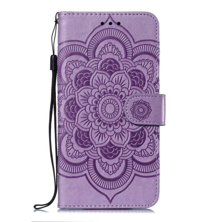 For iPhone XS Max Mandala Embossing Pattern Horizontal Flip Leather Case with Holder & Card Slots & Wallet & Photo Frame