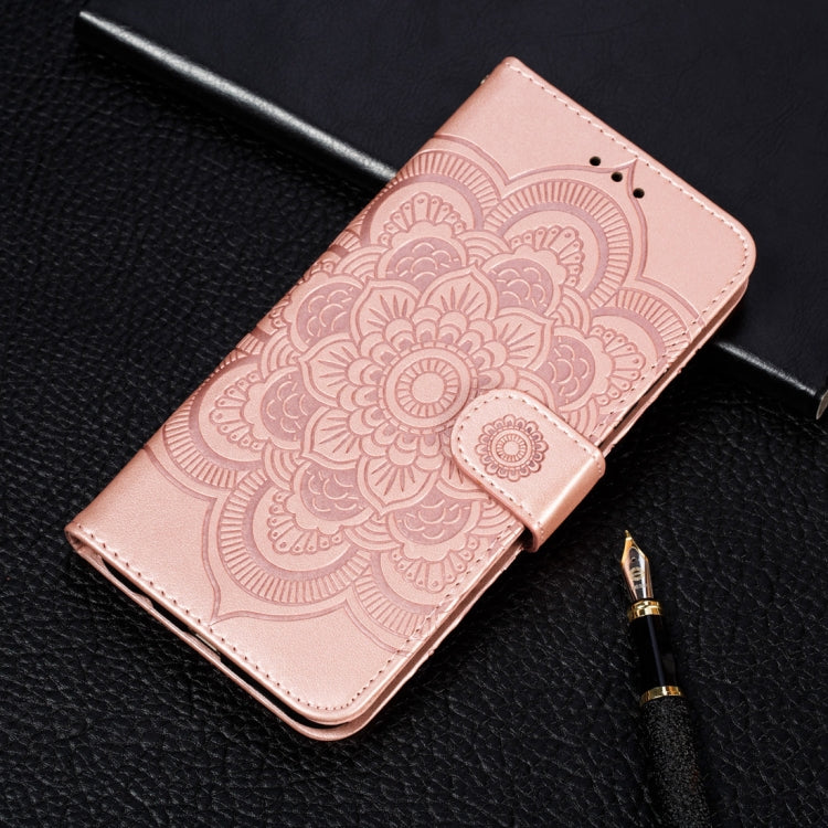 For iPhone XS Max Mandala Embossing Pattern Horizontal Flip Leather Case with Holder & Card Slots & Wallet & Photo Frame