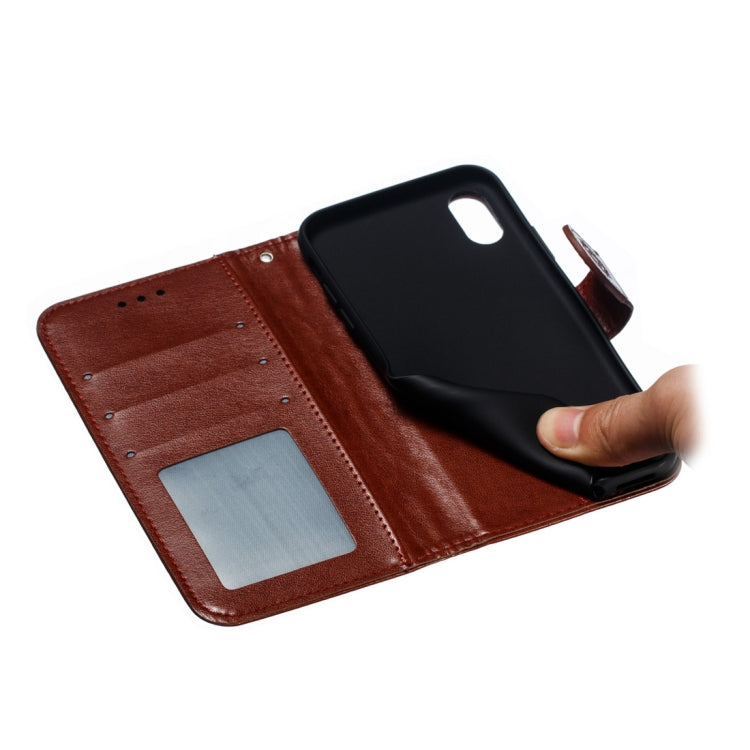 For iPhone XS Max Mandala Embossing Pattern Horizontal Flip Leather Case with Holder & Card Slots & Wallet & Photo Frame