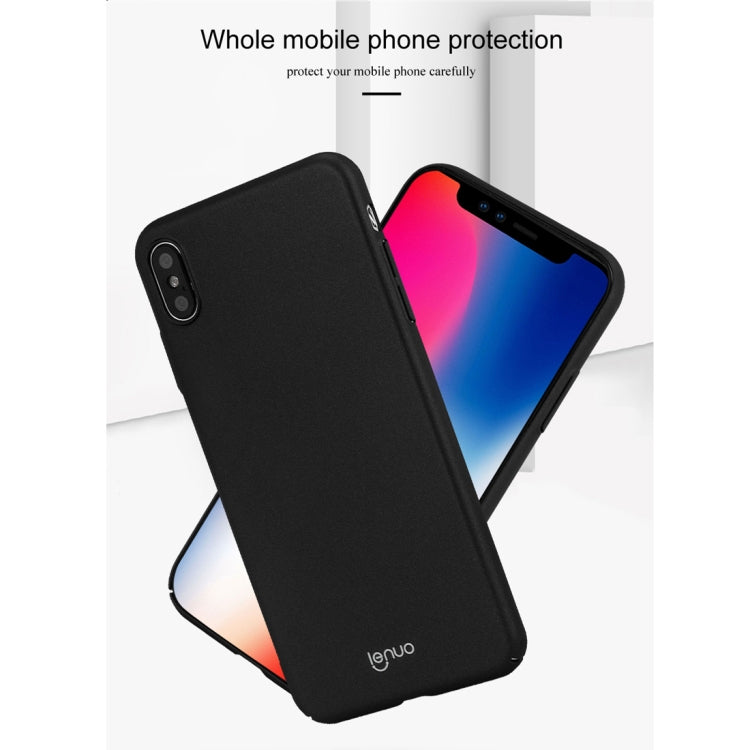 For iPhone XS Max lenuo Leshield Series Ultra-thin PC Case