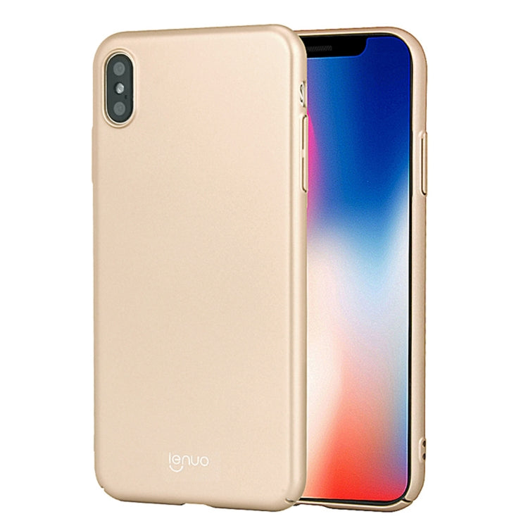 For iPhone XS Max lenuo Leshield Series Ultra-thin PC Case