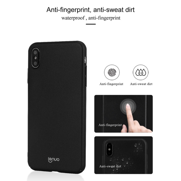 For iPhone XS Max lenuo Leshield Series Ultra-thin PC Case