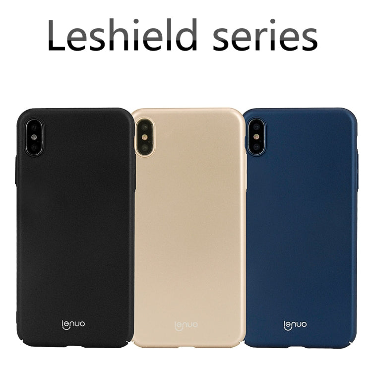 For iPhone XS Max lenuo Leshield Series Ultra-thin PC Case