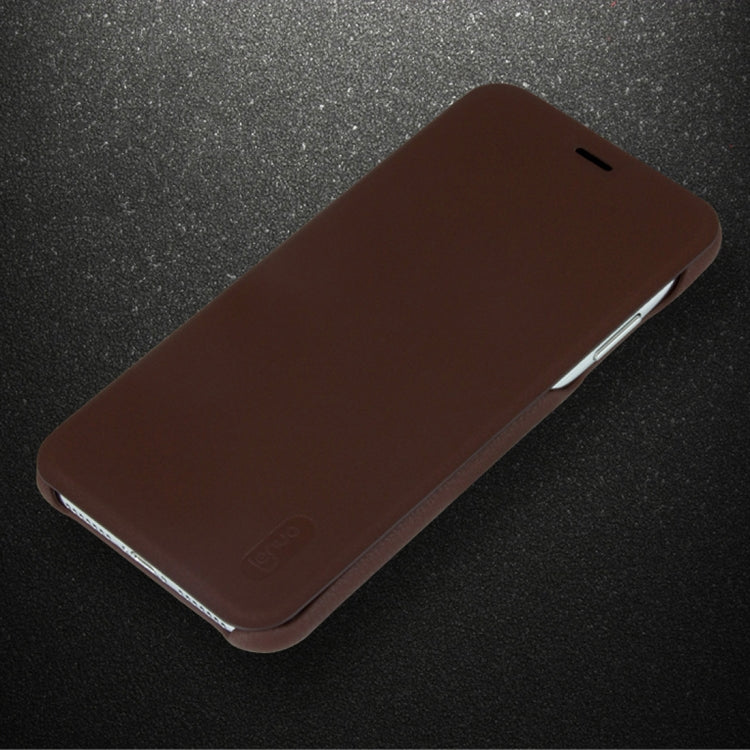 For iPhone XS Max lenuo Ledream Series Litchi Texture Horizontal Flip PU Leather Case with Card Slot