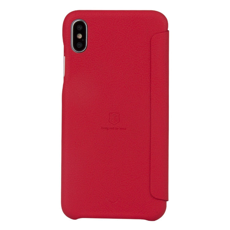 For iPhone XS Max lenuo Ledream Series Litchi Texture Horizontal Flip PU Leather Case with Card Slot