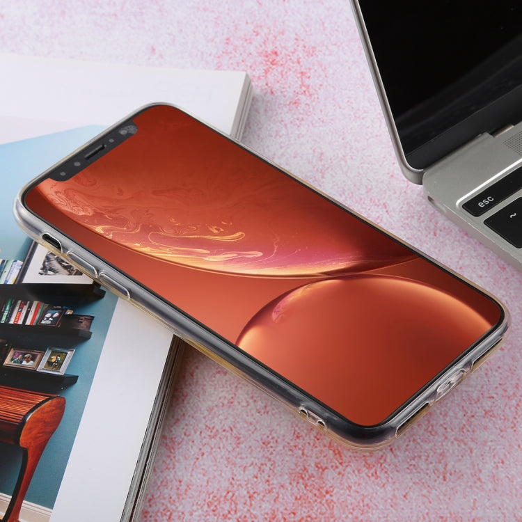 For iPhone XS Max 3D Glue Web Celebrity Yellow Duck PC + TPU Protective Case