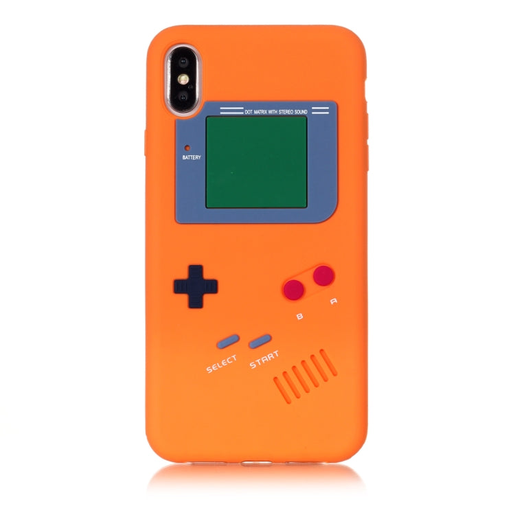For iPhone XS Max Game Boy Pattern Silicone Protective Case