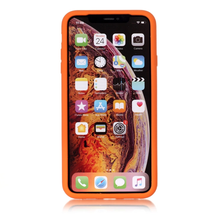 For iPhone XS Max Game Boy Pattern Silicone Protective Case