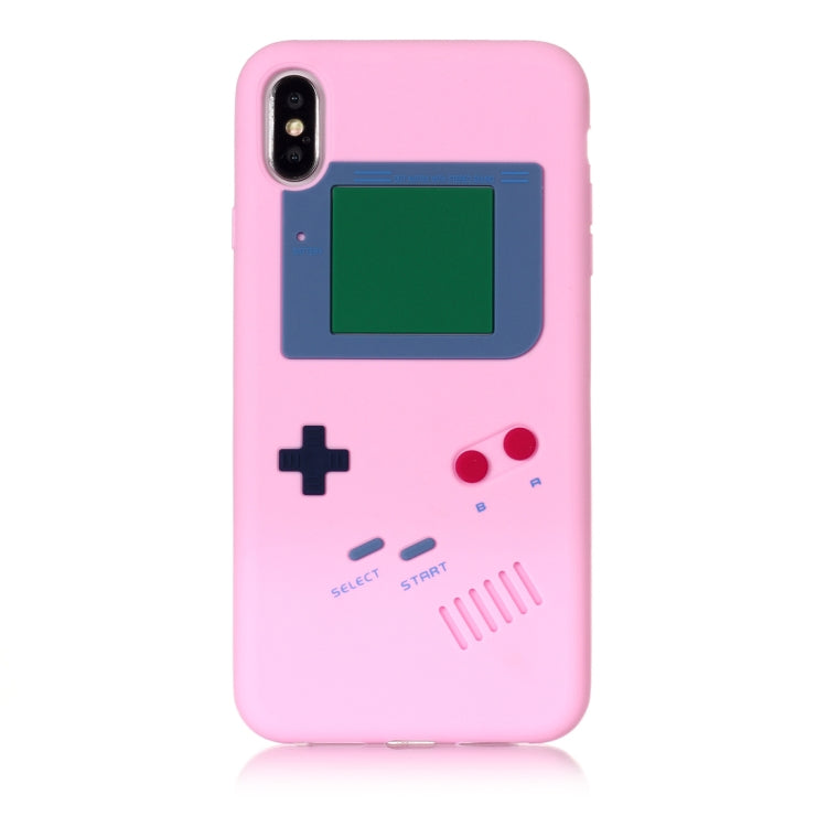 For iPhone XS Max Game Boy Pattern Silicone Protective Case