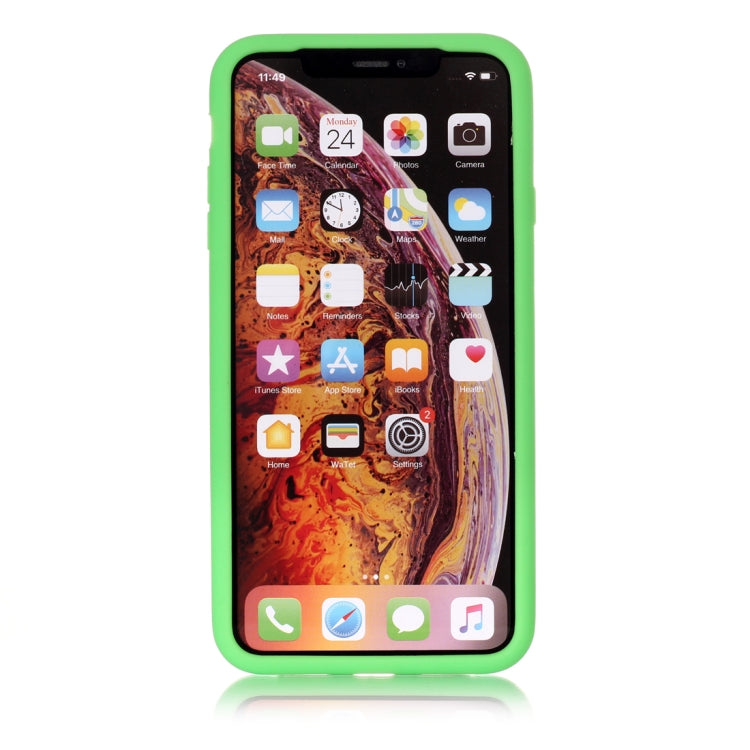For iPhone XS Max Game Boy Pattern Silicone Protective Case