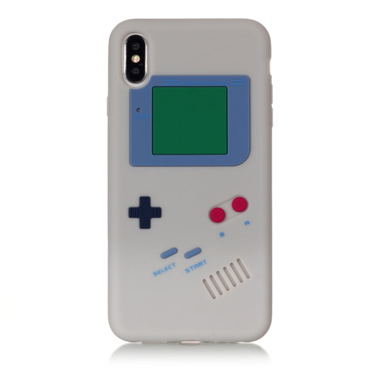 For iPhone XS Max Game Boy Pattern Silicone Protective Case