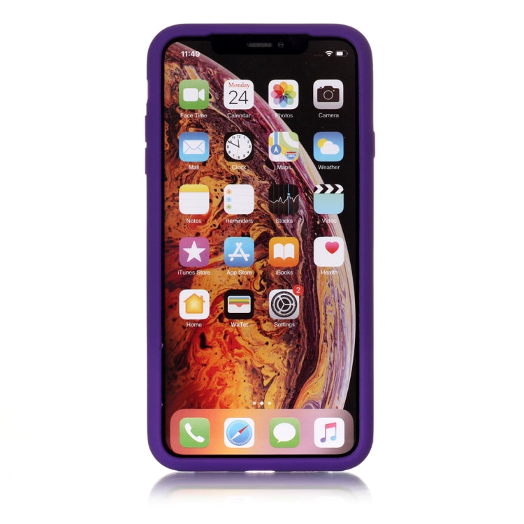 For iPhone XS Max Game Boy Pattern Silicone Protective Case