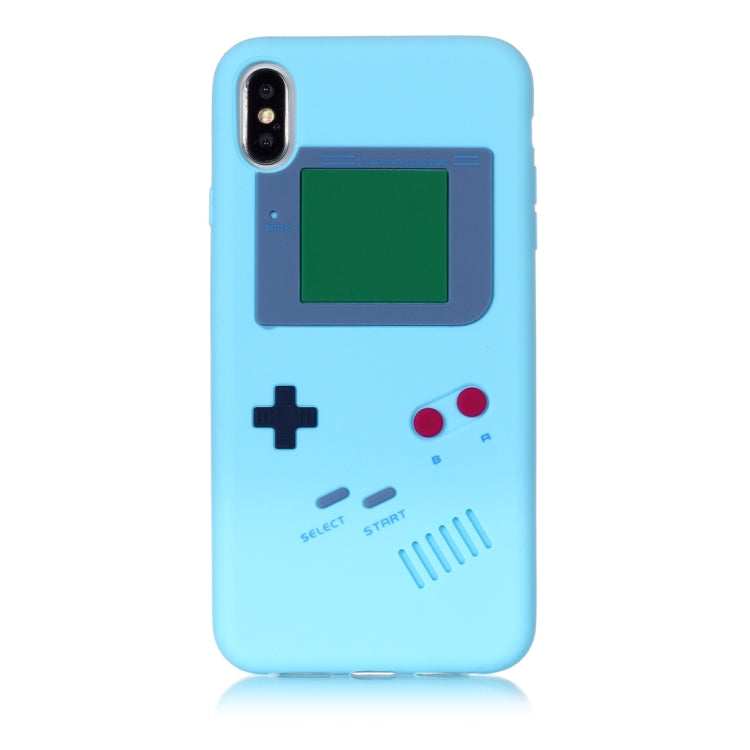 For iPhone XS Max Game Boy Pattern Silicone Protective Case