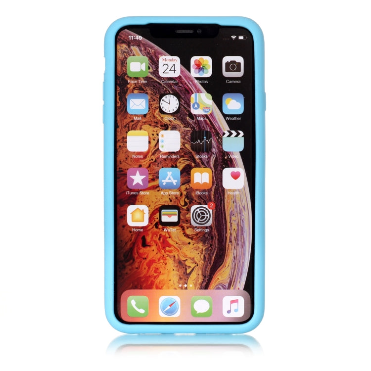 For iPhone XS Max Game Boy Pattern Silicone Protective Case