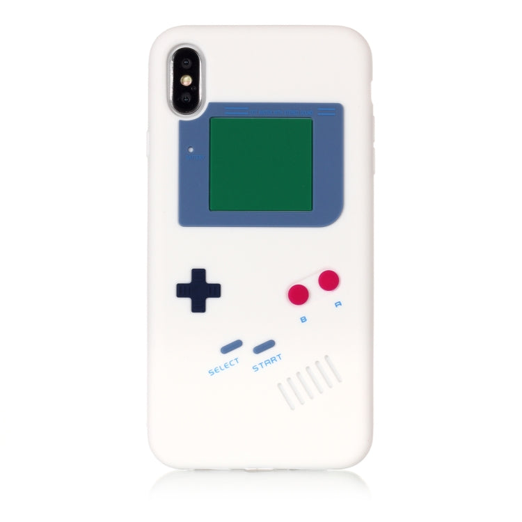 For iPhone XS Max Game Boy Pattern Silicone Protective Case