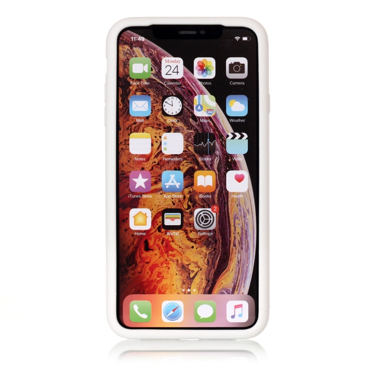 For iPhone XS Max Game Boy Pattern Silicone Protective Case