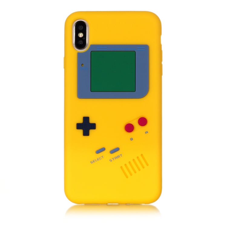 For iPhone XS Max Game Boy Pattern Silicone Protective Case