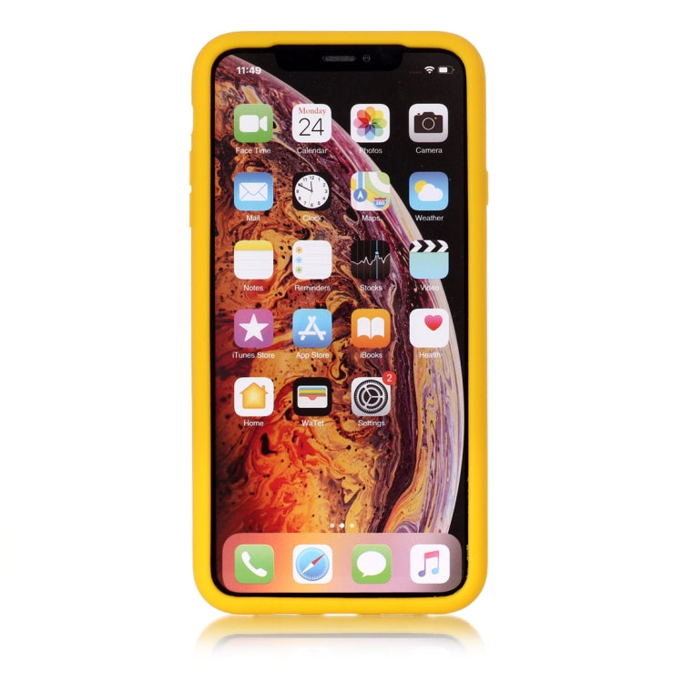 For iPhone XS Max Game Boy Pattern Silicone Protective Case