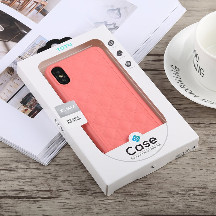 For iPhone XS Max TOTUDESIGN Deo Series Shockproof TPU+PU Case