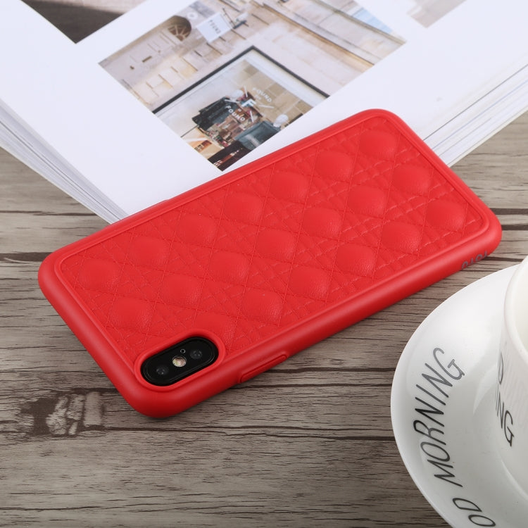 For iPhone XS Max TOTUDESIGN Deo Series Shockproof TPU+PU Case