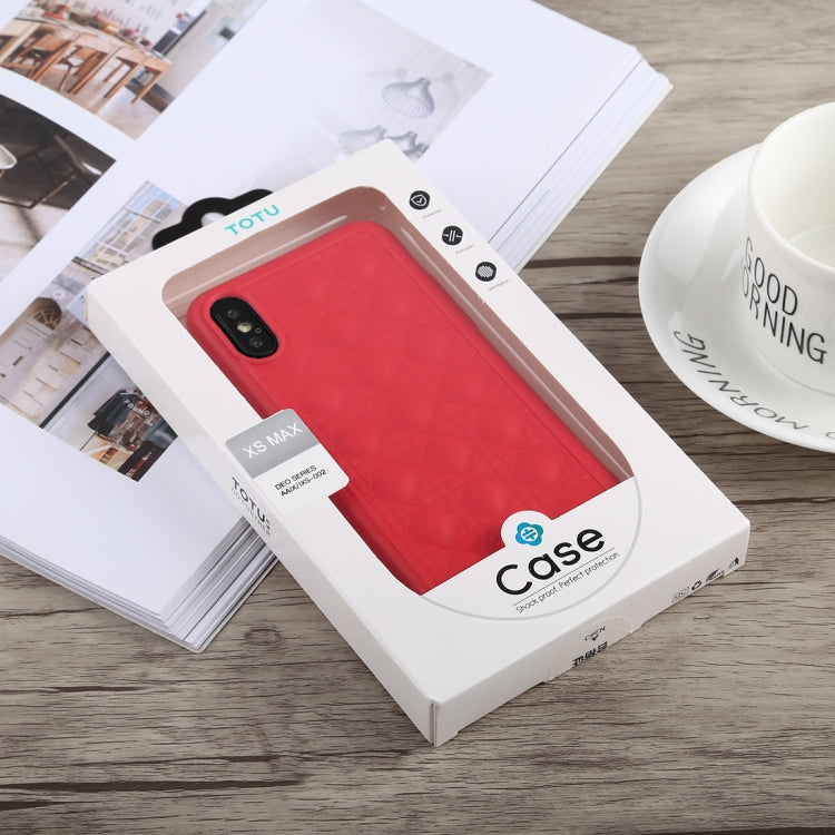 For iPhone XS Max TOTUDESIGN Deo Series Shockproof TPU+PU Case