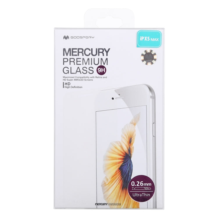 For iPhone 11 Pro Max / XS Max GOOSPERY 0.26mm 9H 2.5D Transparent Tempered Glass Film