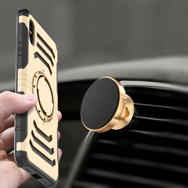 For iPhone XS Max Sharp Sword Pattern Case with Armlet