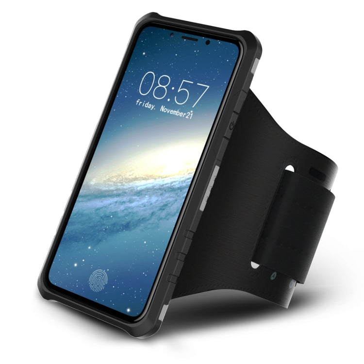 For iPhone XS Max Sharp Sword Pattern Case with Armlet