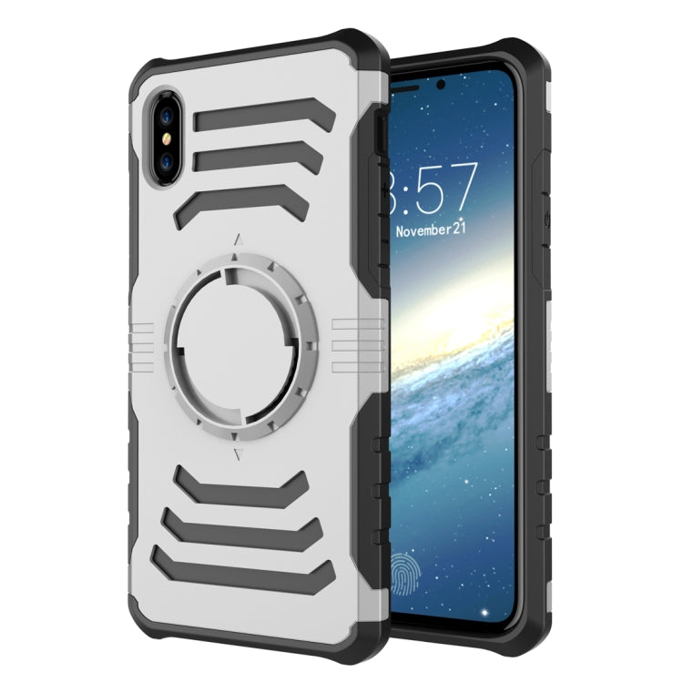 For iPhone XS Max Sharp Sword Pattern Case with Armlet