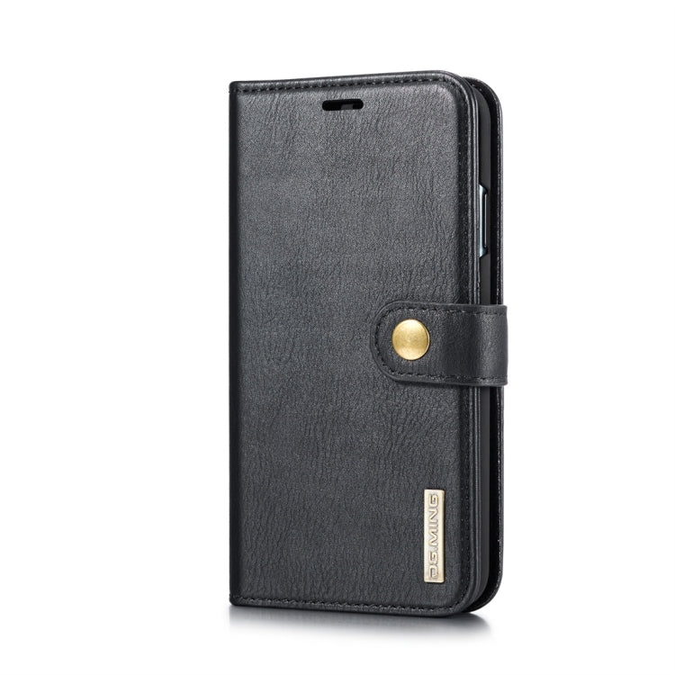 For iPhone XS Max DG.MING Crazy Horse Texture Flip Detachable Magnetic Leather Case with Holder & Card Slots & Wallet