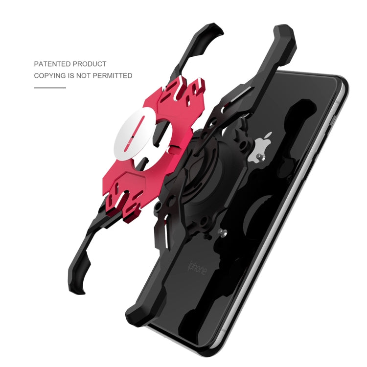 For iPhone XS Max Hero Series Rugged Armor Metal Protective Case