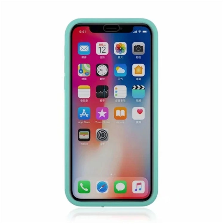 For iPhone XS Max Waterproof Pure Color Soft Protector Case