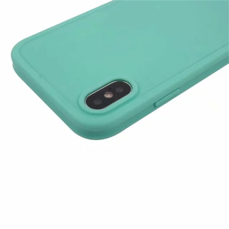 For iPhone XS Max Waterproof Pure Color Soft Protector Case