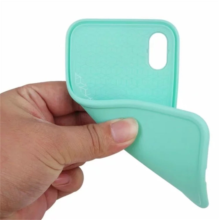 For iPhone XS Max Waterproof Pure Color Soft Protector Case