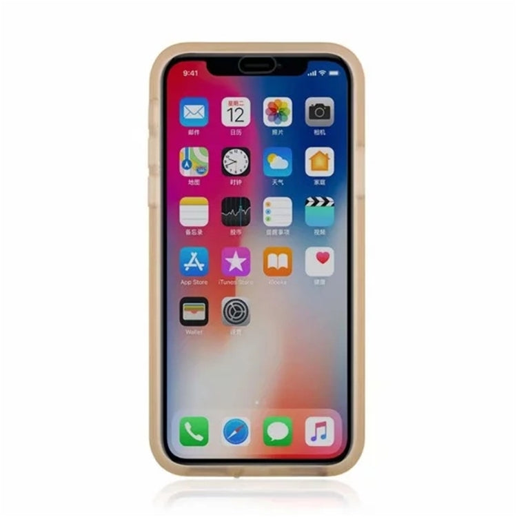 For iPhone XS Max Waterproof Pure Color Soft Protector Case