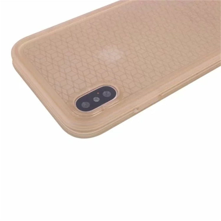 For iPhone XS Max Waterproof Pure Color Soft Protector Case