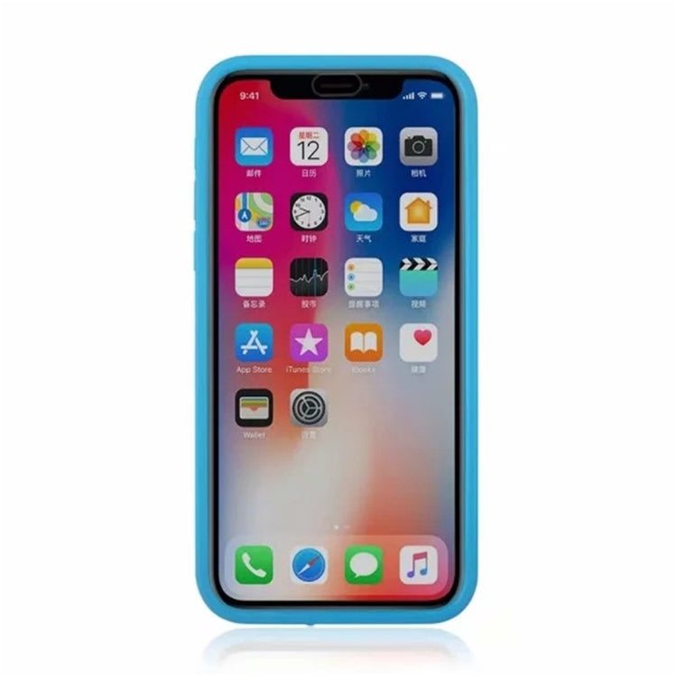 For iPhone XS Max Waterproof Pure Color Soft Protector Case