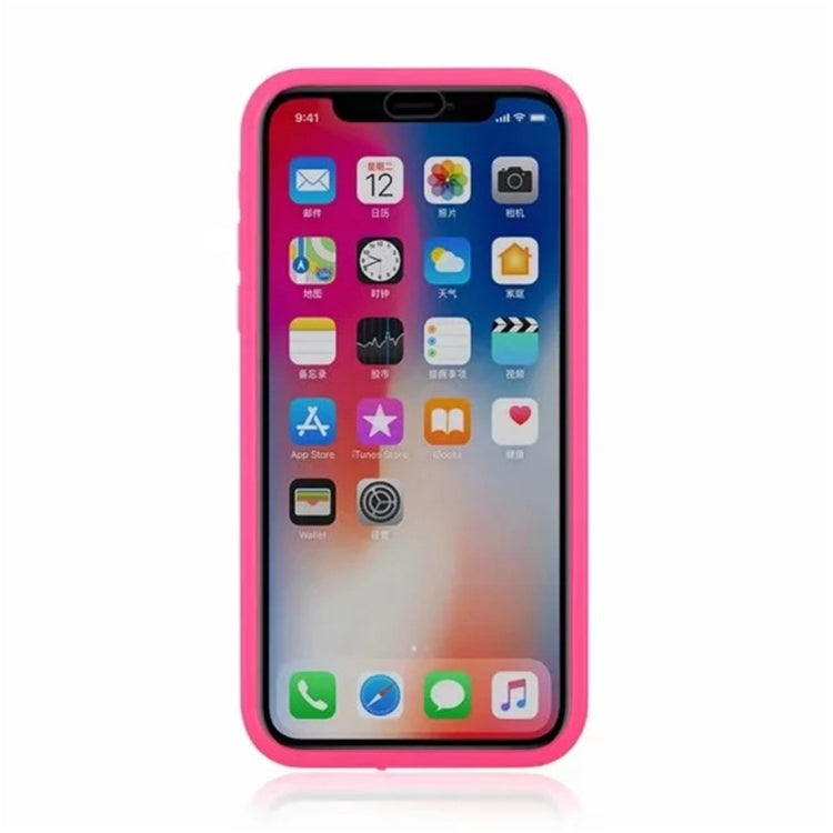 For iPhone XS Max Waterproof Pure Color Soft Protector Case
