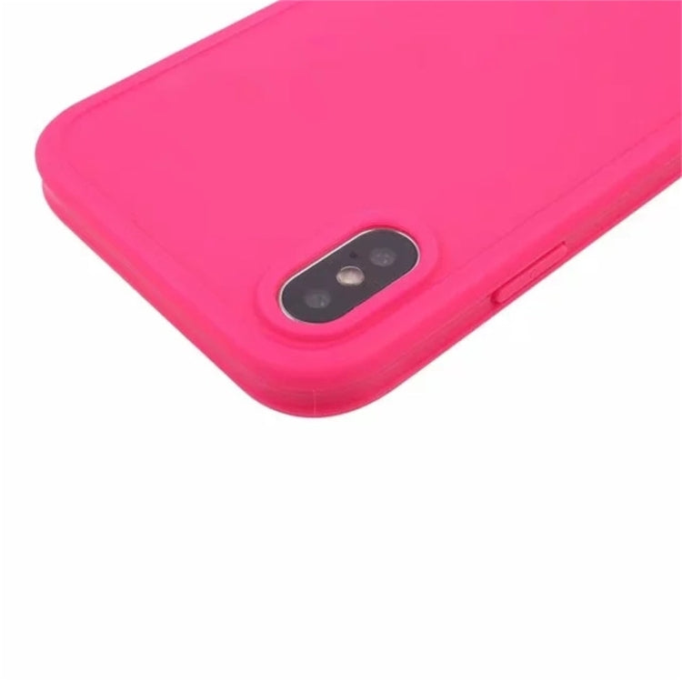 For iPhone XS Max Waterproof Pure Color Soft Protector Case