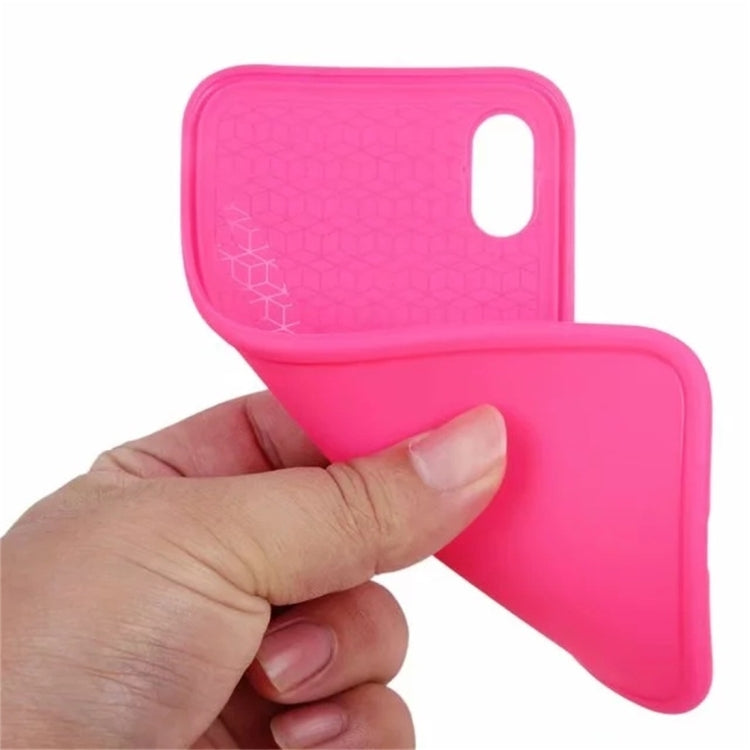 For iPhone XS Max Waterproof Pure Color Soft Protector Case
