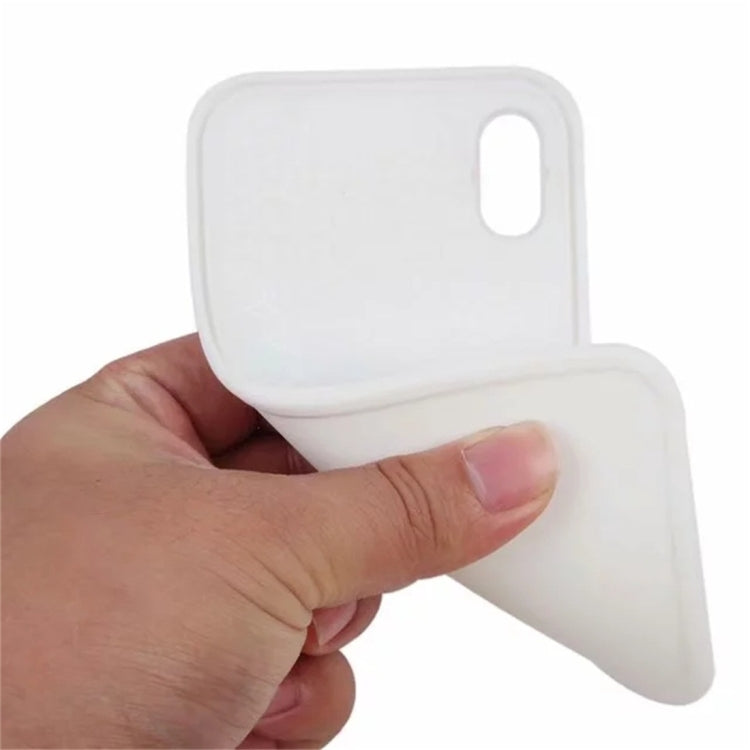 For iPhone XS Max Waterproof Pure Color Soft Protector Case