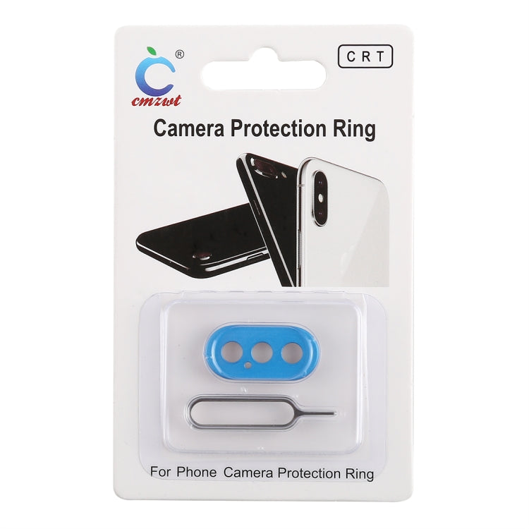 Rear Camera Lens Protection Ring Cover with Tray Eject Tool Needle For iPhone XS Max