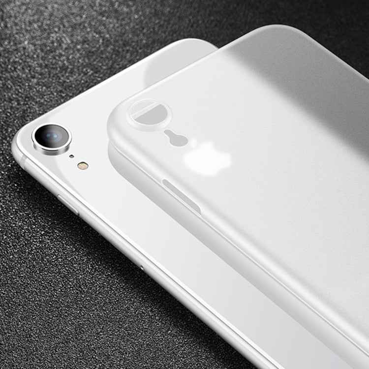 For iPhone XS Max CAFELE PP Ultra-slim Matte Protective Back Cover Case(White)