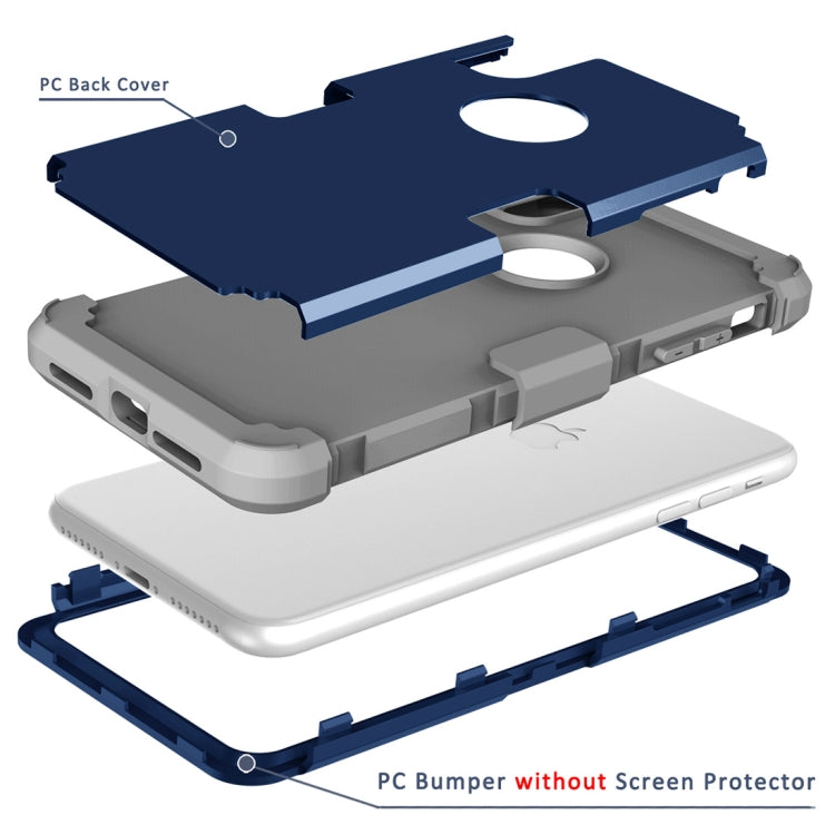 For iPhone XS Max Dropproof PC + Silicone Case