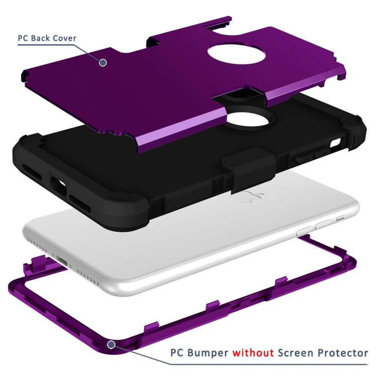 For iPhone XS Max Dropproof PC + Silicone Case