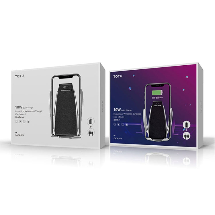 TOTUDESIGN King Series CACW-029 10W Induction Wireless Charging 4 - 6.5 inch Mobile Phone Car Mount