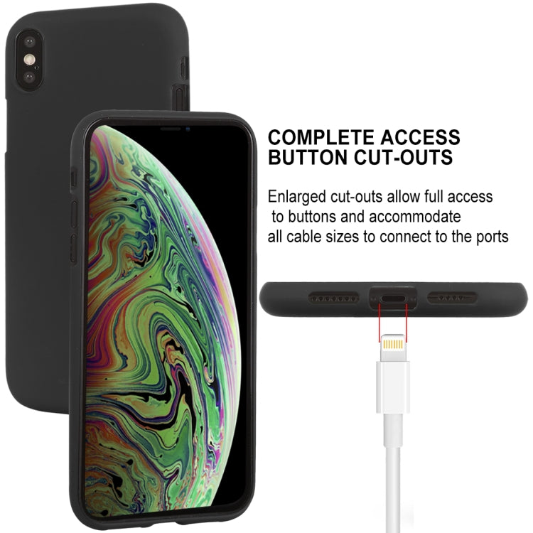 For iPhone XS Max GOOSPERY SOFT FEELING Liquid TPU Drop-proof Soft Protective Case