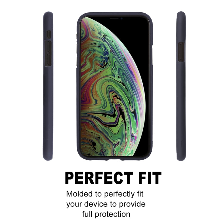 For iPhone XS Max GOOSPERY SOFT FEELING Liquid TPU Drop-proof Soft Protective Case